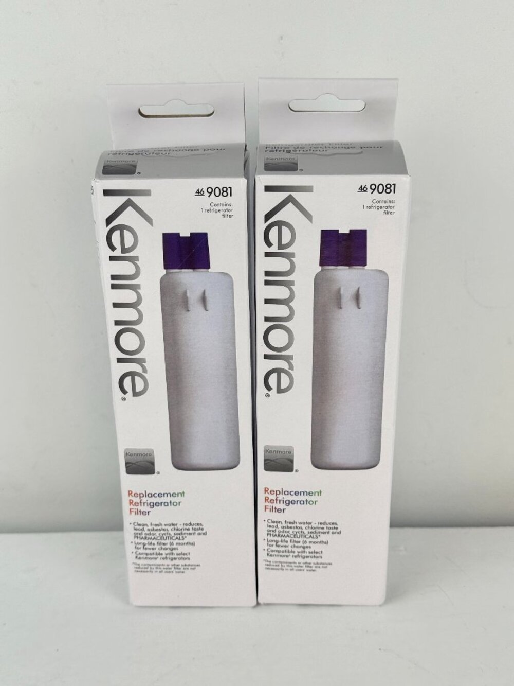 2 Pack - Kenmore 469081 Refrigerator Water Filter